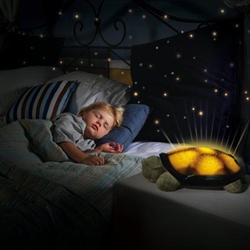 Natlampe Twilight Turtle - Skildpadde blå med lys fra Cloud B