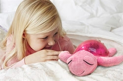 Natlampe Tranquil Turtle rosa - skildpadde natlampe med lys og lyd fra Cloud B