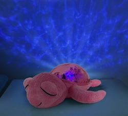 Natlampe Tranquil Turtle rosa - skildpadde natlampe med lys og lyd fra Cloud B