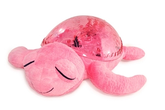 Natlampe Tranquil Turtle rosa - skildpadde natlampe med lys og lyd fra Cloud B