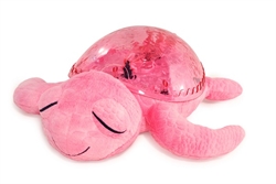 Natlampe Tranquil Turtle rosa - skildpadde natlampe med lys og lyd fra Cloud B