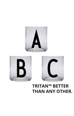 Børnekrus i Tritan med Arne Jacobsen vintage ABC  fra Design Letters