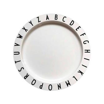 Børnetallerken i Tritan med alfabet fra Design Letters
