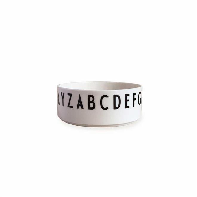 Snack skål i Tritan med Arne Jacobsen vintage ABC fra Design Letters