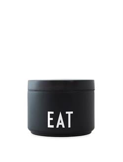 Termo frokost boks sort i small fra Design Letters