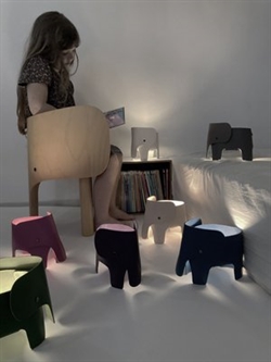 Elefant bordlampe fra EO flere farver