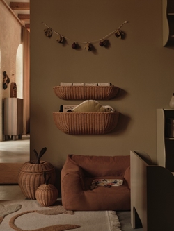 Vægopbevaringskurv i flet 75x14 fra Ferm Living