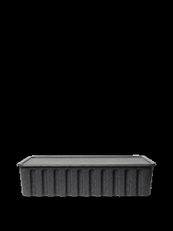 Opbevaringskasser Xlarge charcoal - Papir Pulp fra Ferm Living