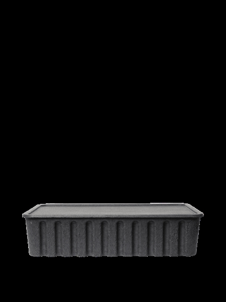 Opbevaringskasser Xlarge charcoal - Papir Pulp fra Ferm Living