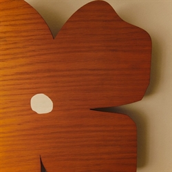 Blomster væglampe - Poesie i brun Ferm Living