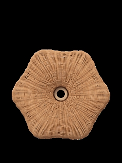 Rivan flettet lampeskærm - loftlampe fra Ferm Living