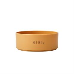 Mini Favorit skål med print fra Design Letters mustard - Boss