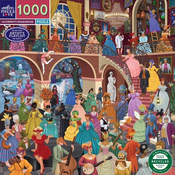 Alchemist\'s Masquerade - Puslespil 1000 brikker fra eeBoo