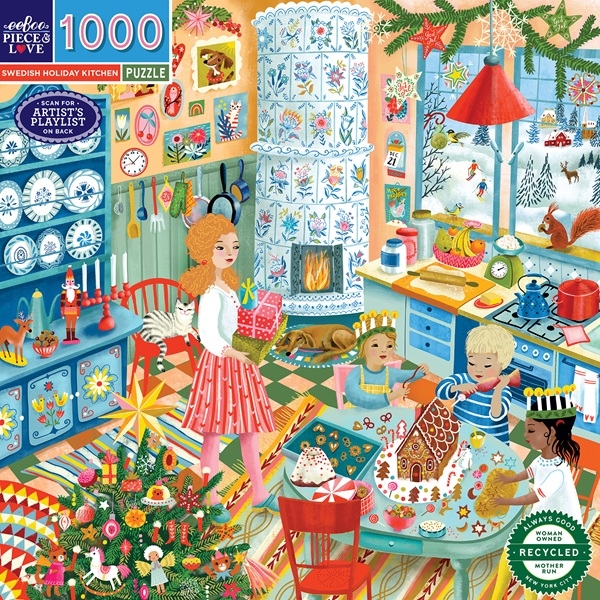 Swedish Holiday Kitchen -  Puslespil 1000 brikker fra eeBoo