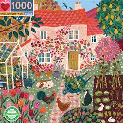 Puslespil 1000 brikker - English Cottage fra eeBoo