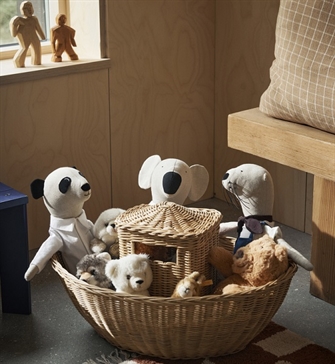 Ark opbevaringskurv i flettet rattan fra Ferm Living