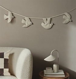 Fugle guirlande råhvid - Swif Bird-guirlanden fra Ferm Living