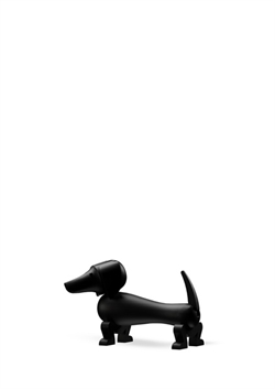Kay Bojesen Gravhund sort bejdset eg 11 cm