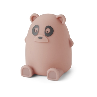 Natlampe - Ella Panda silikone i rosa fra nuuroo