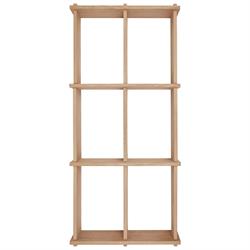 Grid Shelf - vægreol small i eg 82x37 cm fra OYOY