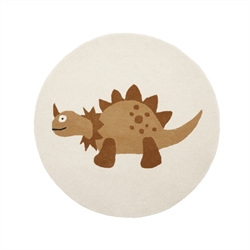 Billy Dinosaur gulvaeppe Ø120 cm til bornevaerelse fra OYOY